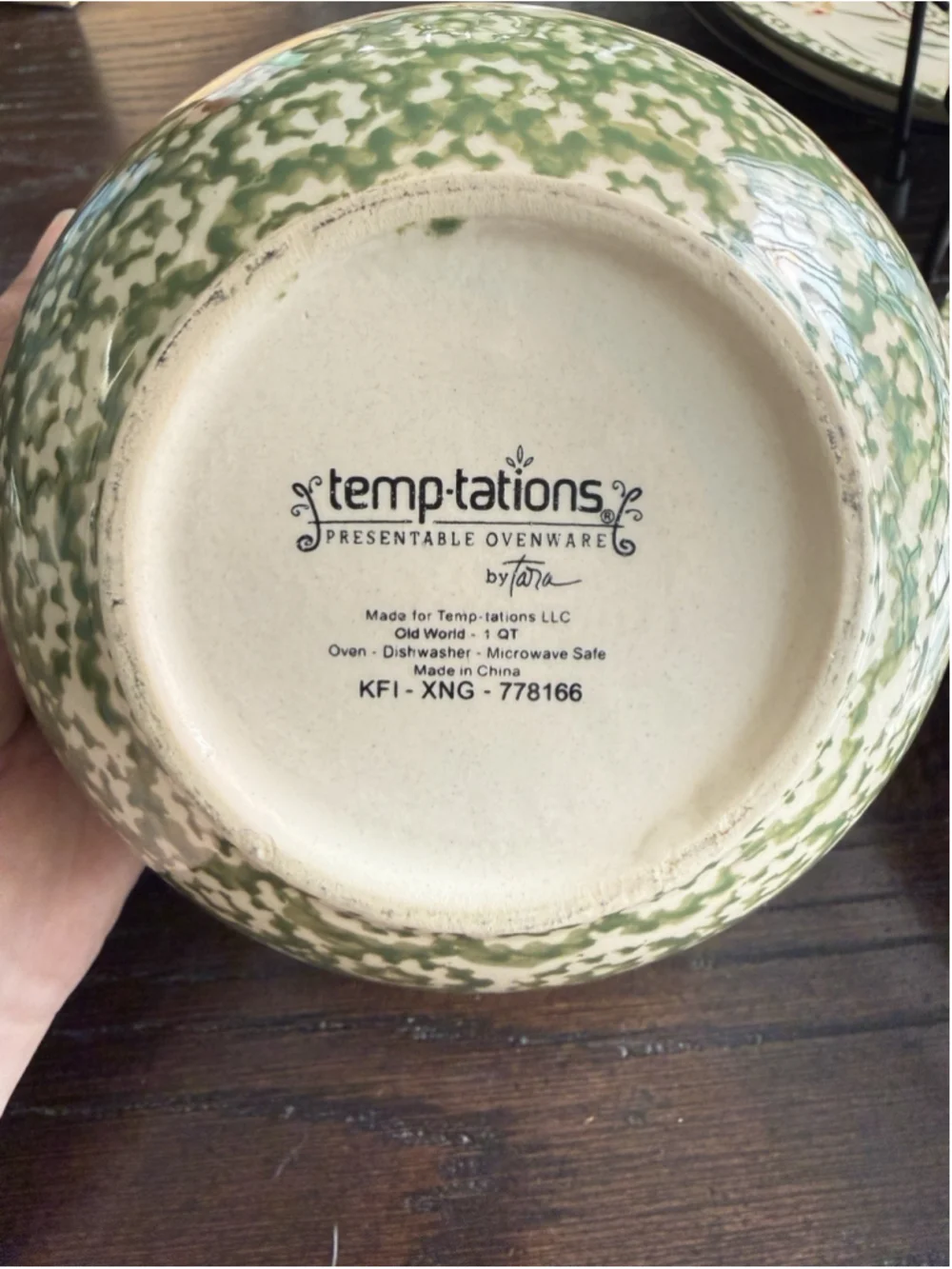 VTG Temp-tations Old Word Set of 4